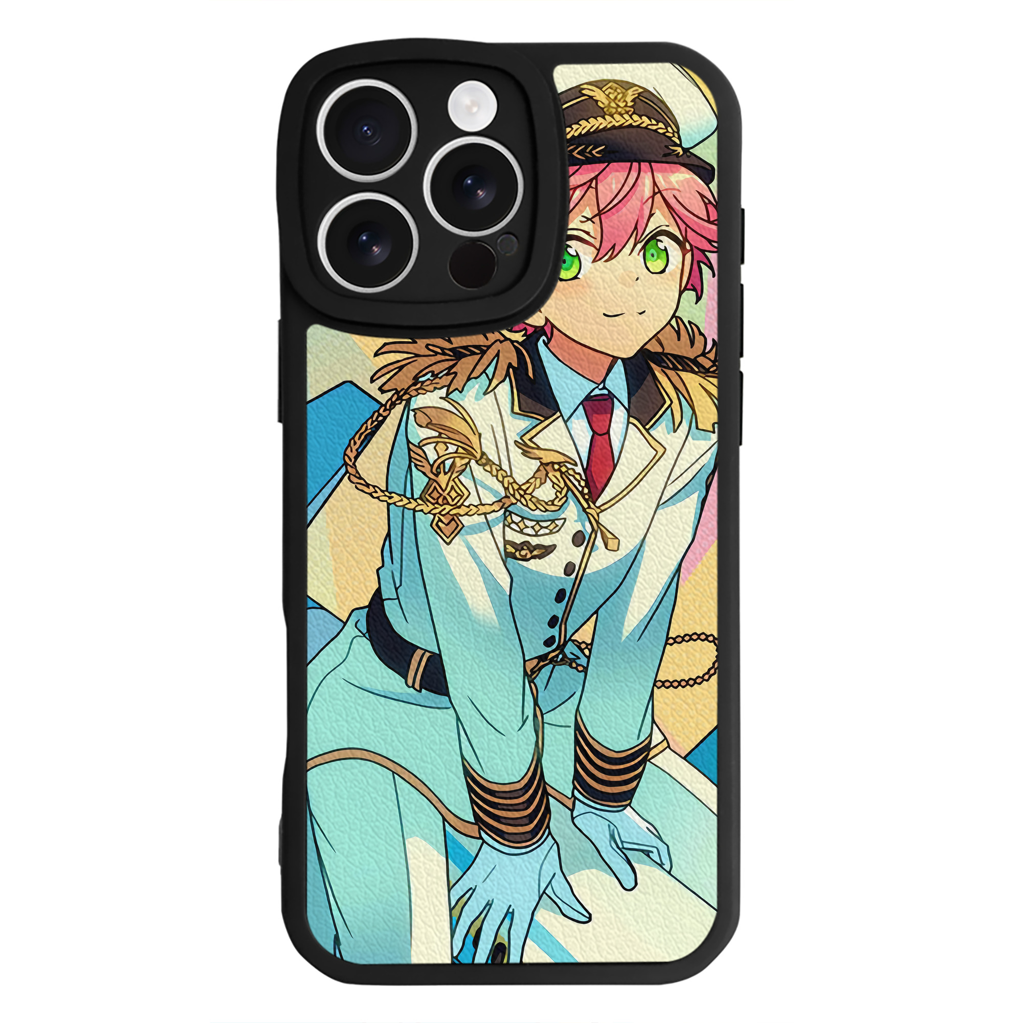 （画像用） あんさんぶるスターズ! Ensemble Stars 【iPhone 16シリーズ対応】シリコンスマホケース（レザー調） 材質：シリコン